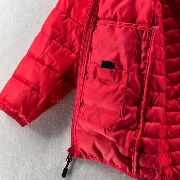 Boulder Gear Puffer Jacket Girls Sz S Full Zip Long Sleeve Insulated Outdoor Red - Picture 7 of 12